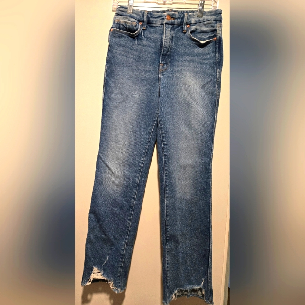 Good American Distressed Jeans
